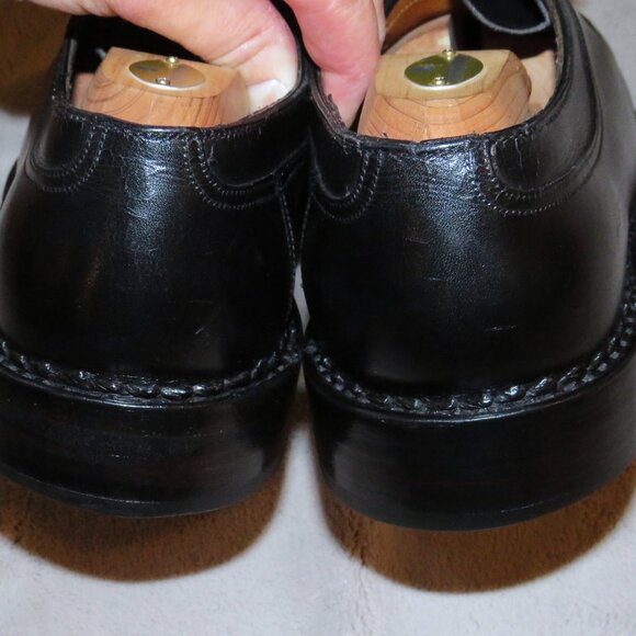 J.M. Weston 677 Hunt Black Calf Leather Derby US 9 D main image 7